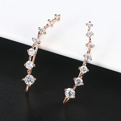 1+1 GRATIS | Holly™ - Diamant-Ohrringe mit sieben Sternen