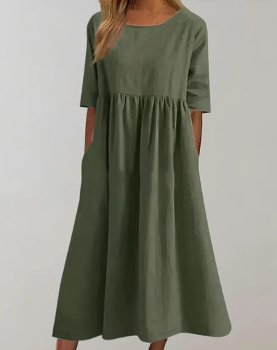 Brisa – Lockeres Baumwollkleid