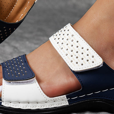 BelleVista™ – Stylische Damen Plateau Sandalen mit Strass & Komfortsohle