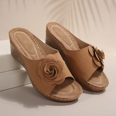BloomLift™ – Elegante Damen Plateau Sandalen mit Komfortsohle