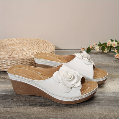BloomLift™ – Elegante Damen Plateau Sandalen mit Komfortsohle