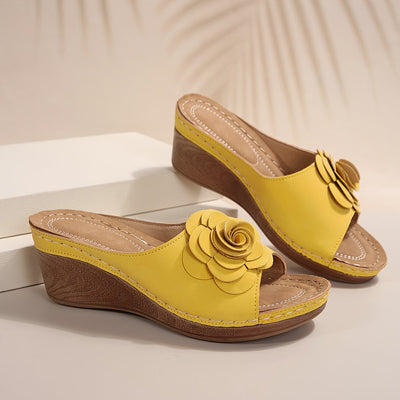 BloomLift™ – Elegante Damen Plateau Sandalen mit Komfortsohle