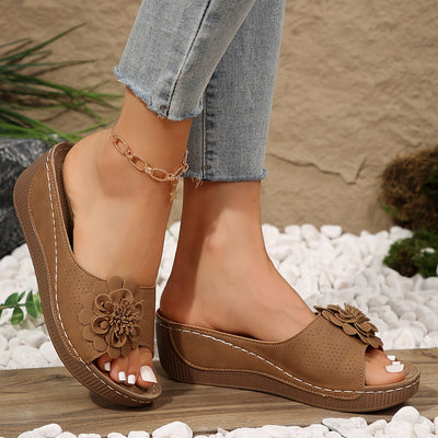 BloomStep™ – Elegante Orthopädische Sandalen mit Blumenmuster