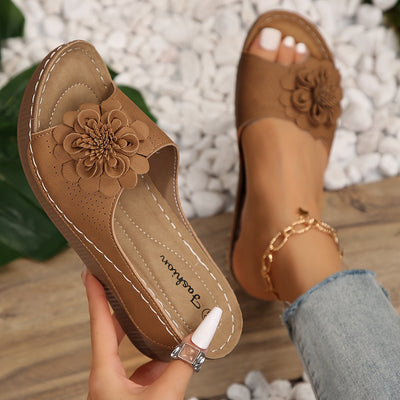 BloomStep™ – Elegante Orthopädische Sandalen mit Blumenmuster