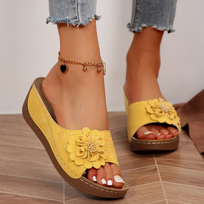BloomStep™ – Elegante Orthopädische Sandalen mit Blumenmuster