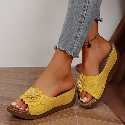 BloomStep™ – Elegante Orthopädische Sandalen mit Blumenmuster