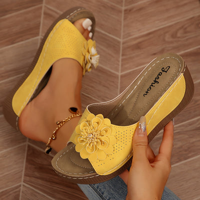 BloomStep™ – Elegante Orthopädische Sandalen mit Blumenmuster