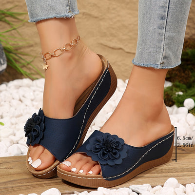 BloomStep™ – Elegante Orthopädische Sandalen mit Blumenmuster