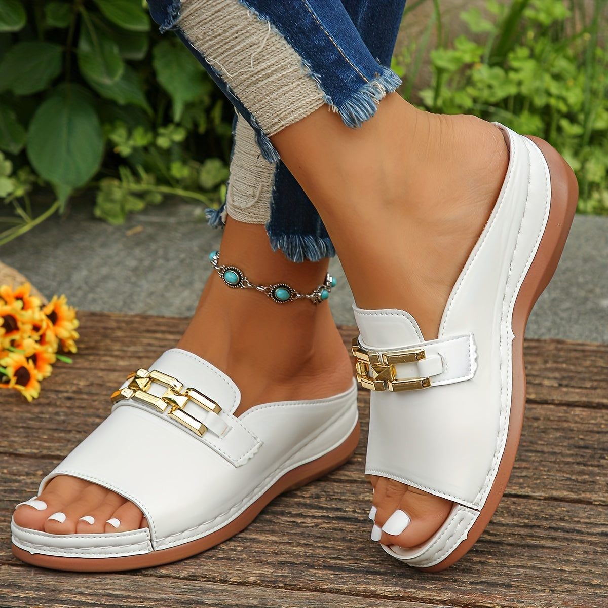 CharmVita™ – Elegante Damen Keilsandalen mit Komfort & Stil