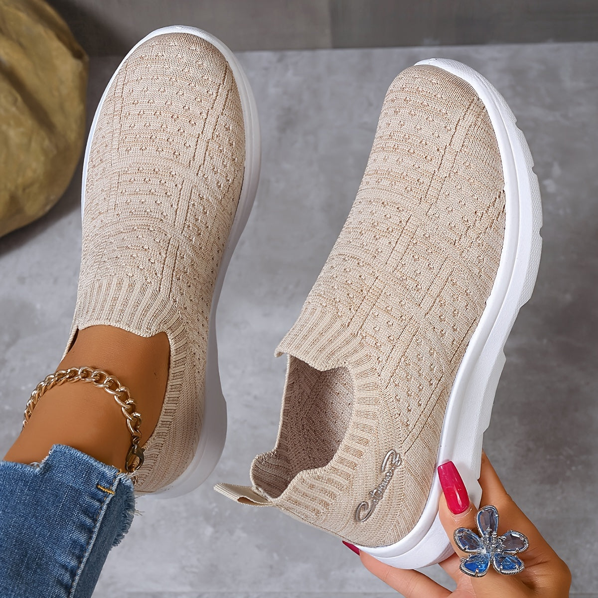 CloudStep™ – Leichte Damen Slip-On Sneaker mit Premium Komfort