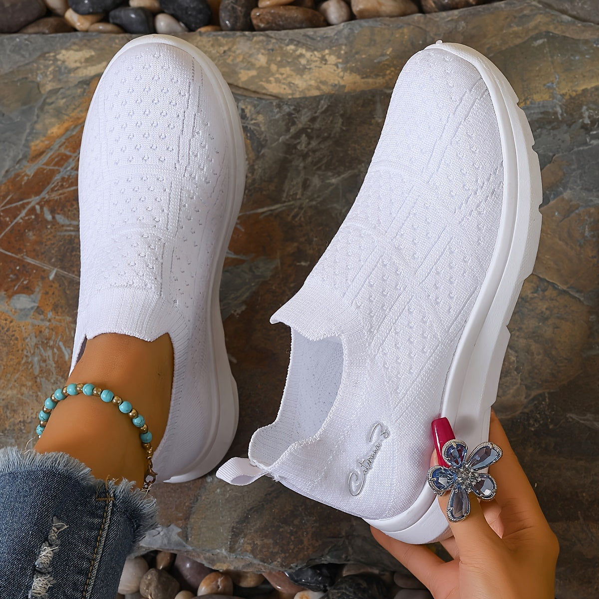 CloudStep™ – Leichte Damen Slip-On Sneaker mit Premium Komfort