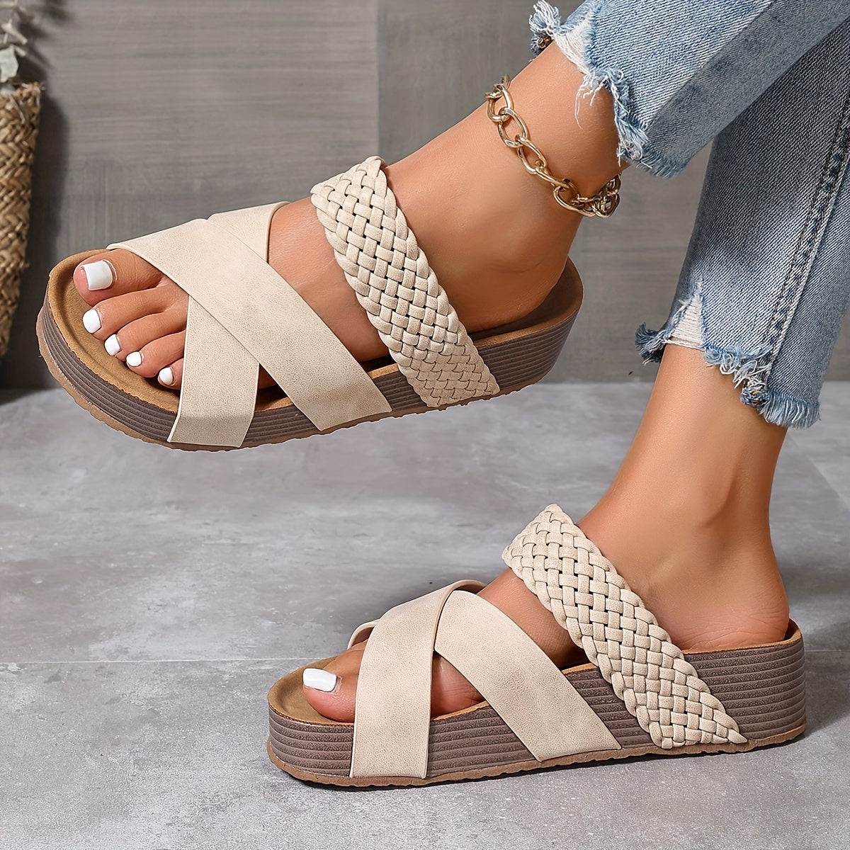 ComfortBloom™ – Modische Damen Slide Sandalen mit Ergonomischer Sohle