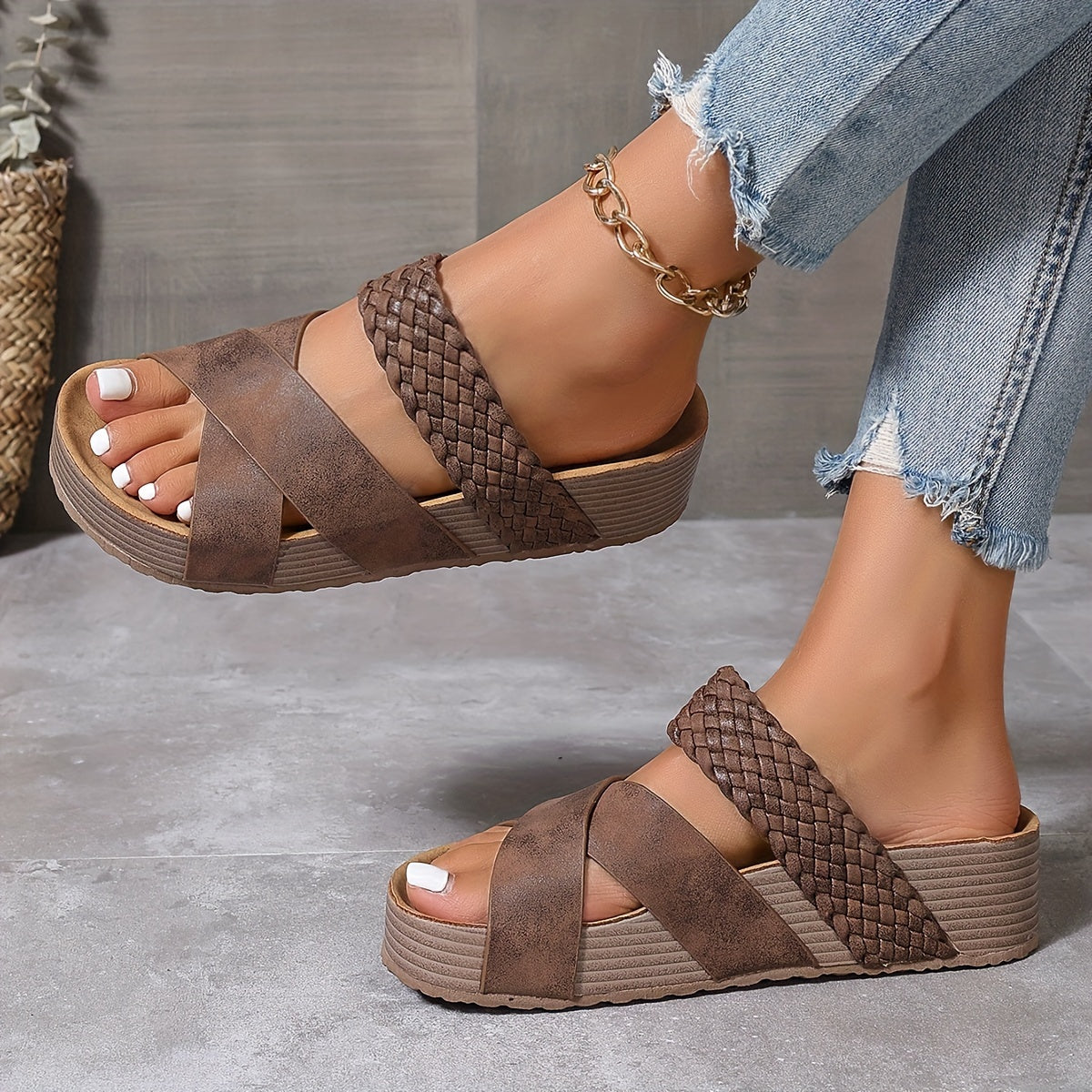 ComfortBloom™ – Modische Damen Slide Sandalen mit Ergonomischer Sohle