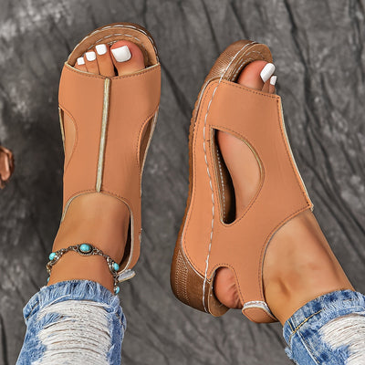 ComfyBelle™ – Elegante Damen Keilsandalen mit ergonomischem Komfortfußbett