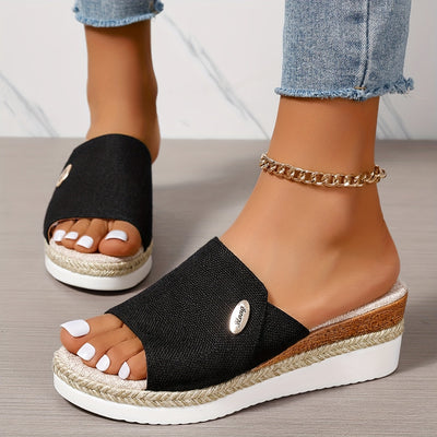 FemiVista™ – Elegante Damen Plateau Sandalen mit weichem Komfortfußbett
