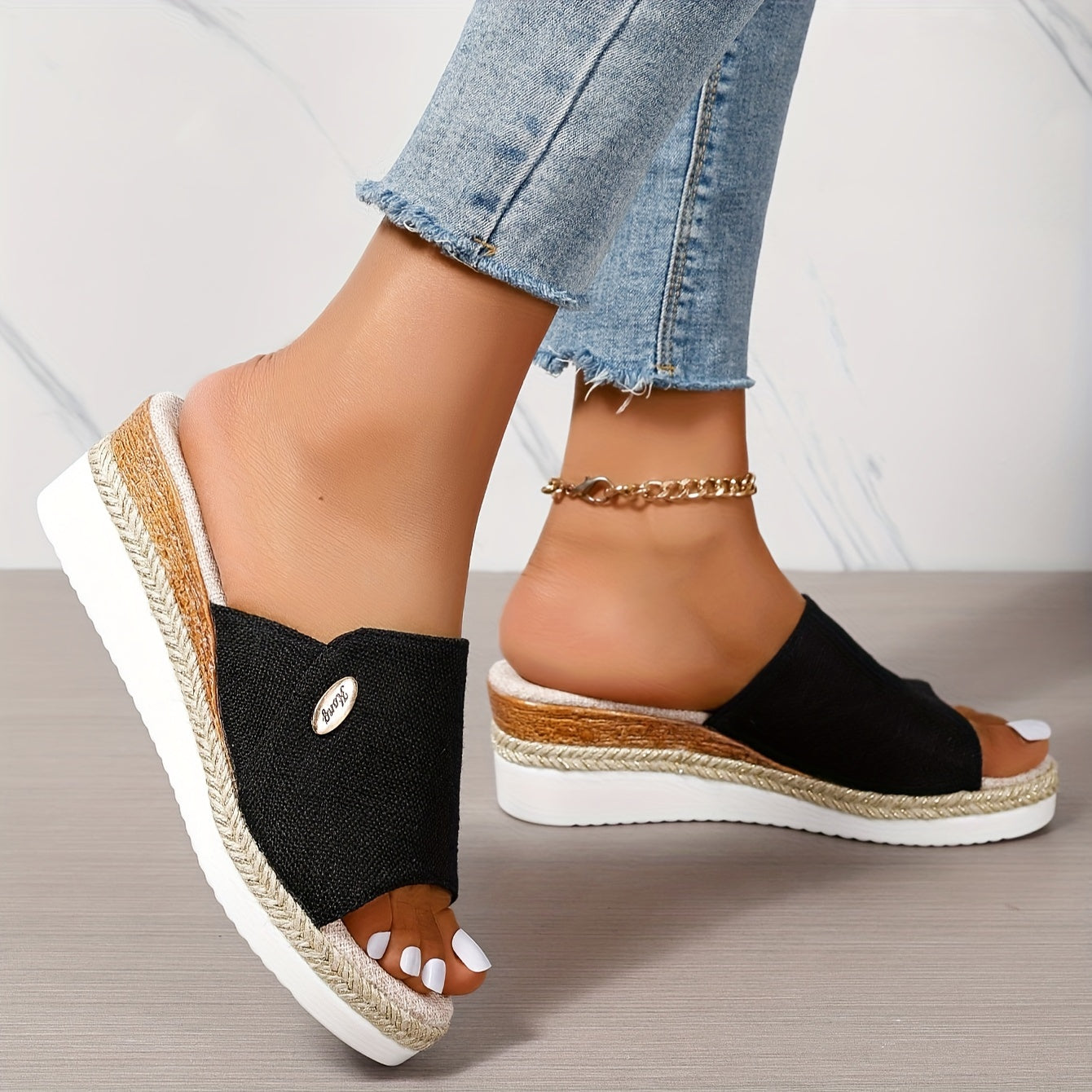FemiVista™ – Elegante Damen Plateau Sandalen mit weichem Komfortfußbett
