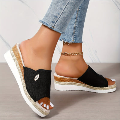 FemiVista™ – Elegante Damen Plateau Sandalen mit weichem Komfortfußbett