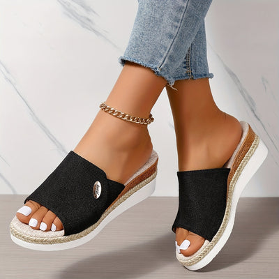 FemiVista™ – Elegante Damen Plateau Sandalen mit weichem Komfortfußbett