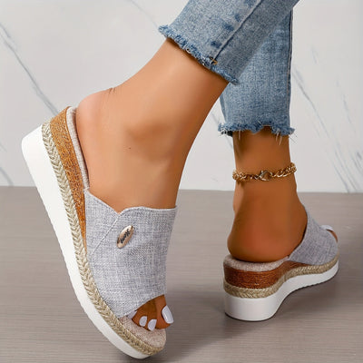 FemiVista™ – Elegante Damen Plateau Sandalen mit weichem Komfortfußbett