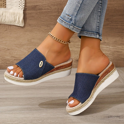 FemiVista™ – Elegante Damen Plateau Sandalen mit weichem Komfortfußbett