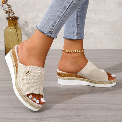 FemiVista™ – Elegante Damen Plateau Sandalen mit weichem Komfortfußbett
