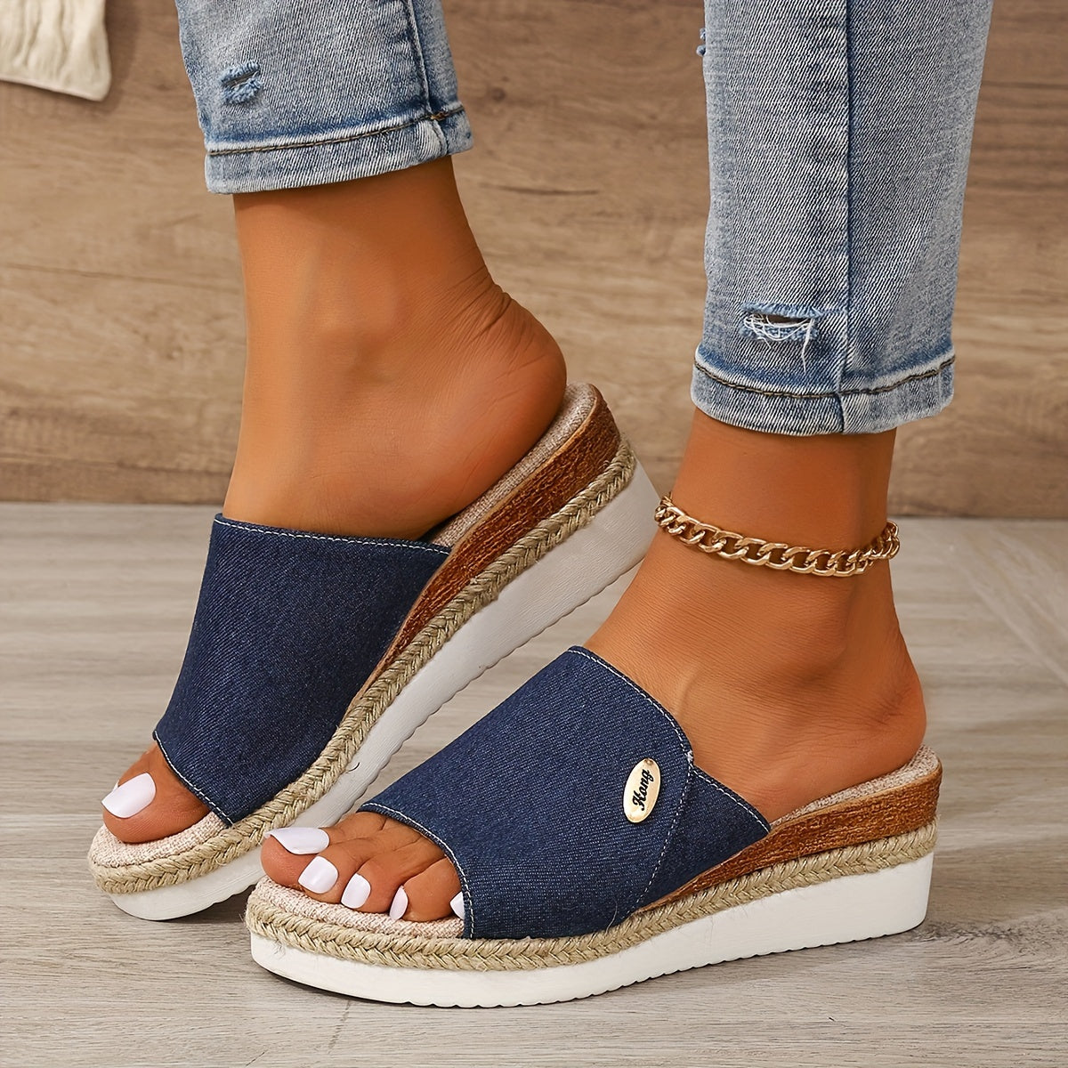 FemiVista™ – Elegante Damen Plateau Sandalen mit weichem Komfortfußbett