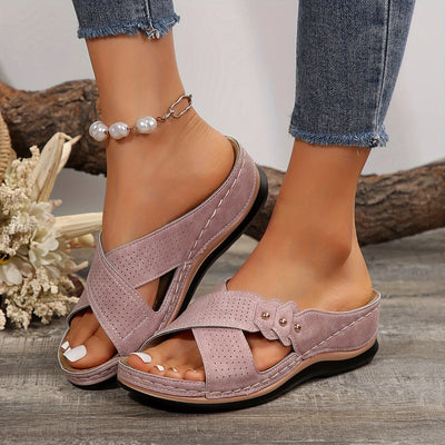 FlexiGlow™ – Elegante Damen Sandalen mit Orthopädischem Komfort