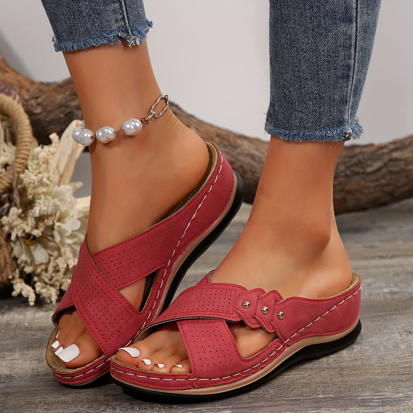 FlexiGlow™ – Elegante Damen Sandalen mit Orthopädischem Komfort
