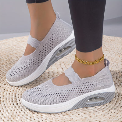 FlexiKnit™ – Bequeme Damen Slip-On Sneaker mit atmungsaktivem Gewebe