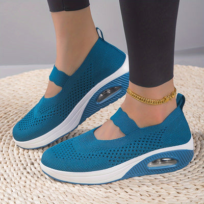 FlexiKnit™ – Bequeme Damen Slip-On Sneaker mit atmungsaktivem Gewebe
