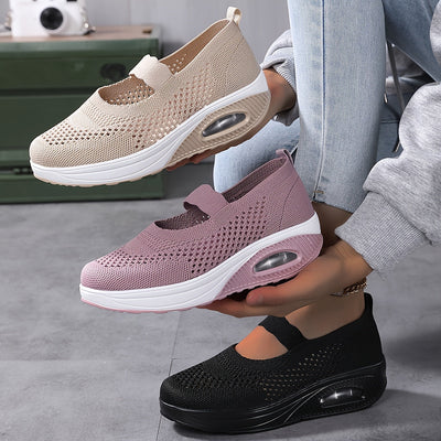 FlexiKnit™ – Bequeme Damen Slip-On Sneaker mit atmungsaktivem Gewebe
