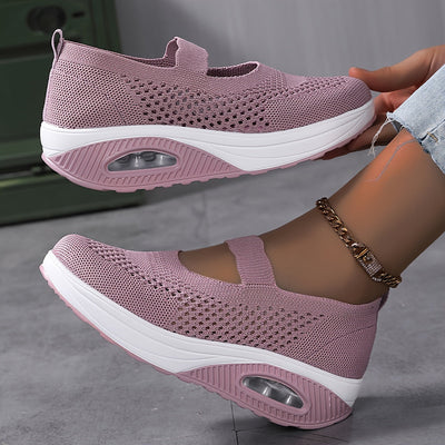 FlexiKnit™ – Bequeme Damen Slip-On Sneaker mit atmungsaktivem Gewebe