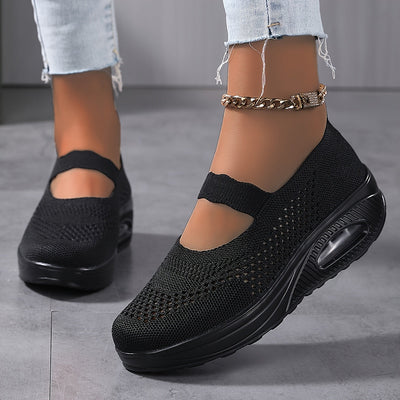FlexiKnit™ – Bequeme Damen Slip-On Sneaker mit atmungsaktivem Gewebe