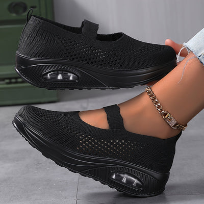 FlexiKnit™ – Bequeme Damen Slip-On Sneaker mit atmungsaktivem Gewebe