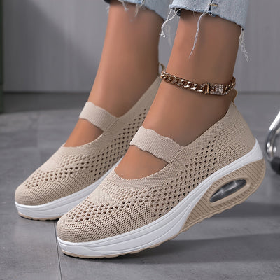 FlexiKnit™ – Bequeme Damen Slip-On Sneaker mit atmungsaktivem Gewebe