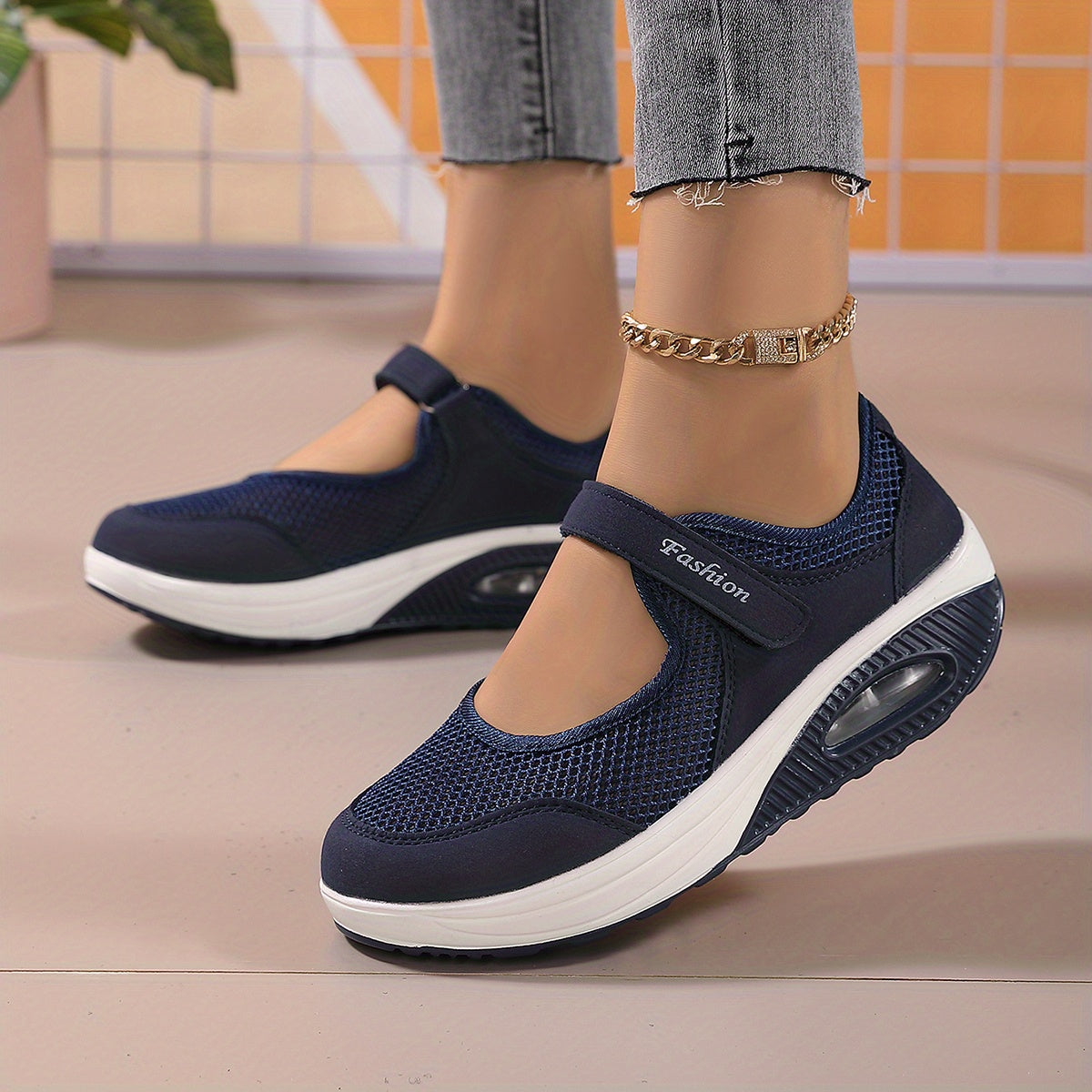 FlexyStride™ – Atmungsaktive Slip-on Sneaker mit komfortabler Dämpfung