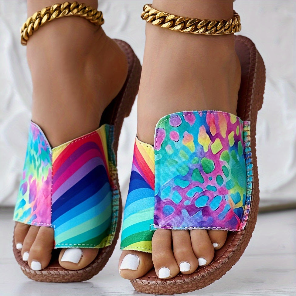 LeoSlide™ – Elegante Damen Sandalen im Leoparden Look