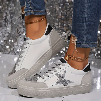 LeoStride™ – Modische Damen Sneaker mit trendigem Leopardenmuster