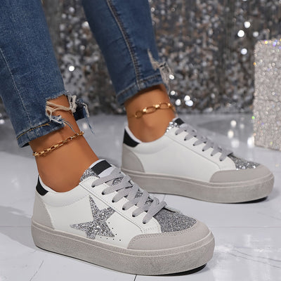 LeoStride™ – Modische Damen Sneaker mit trendigem Leopardenmuster