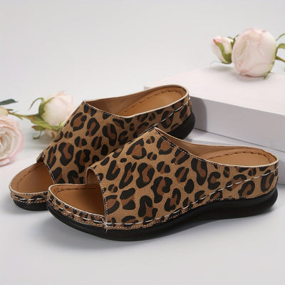 LeovaStep™ – Komfortable Damen Slip-On Sandalen mit Orthopädischem Fußbett