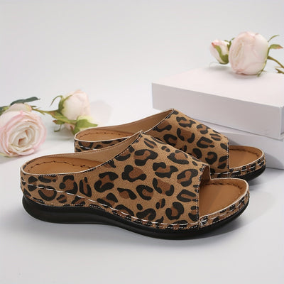 LeovaStep™ – Komfortable Damen Slip-On Sandalen mit Orthopädischem Fußbett