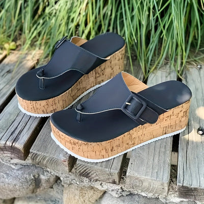 LiftEase™ – Elegante Damen Plateausandalen für maximalen Komfort