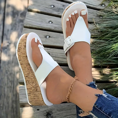 LiftEase™ – Elegante Damen Plateausandalen für maximalen Komfort