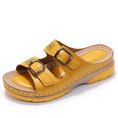 OrthoStep™ – Moderne Orthopädische Ledersandalen für Damen