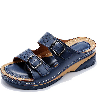 OrthoStep™ – Moderne Orthopädische Ledersandalen für Damen