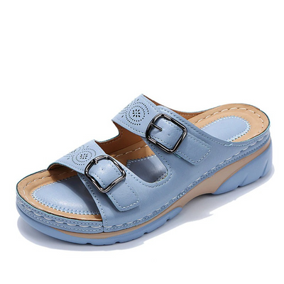 OrthoStep™ – Moderne Orthopädische Ledersandalen für Damen