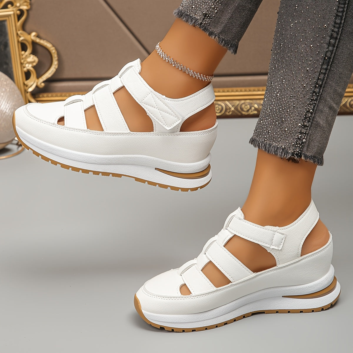 OrthoVita™ – Sportliche Damen Plateau Sandalen mit rutschfester Komfortsohle