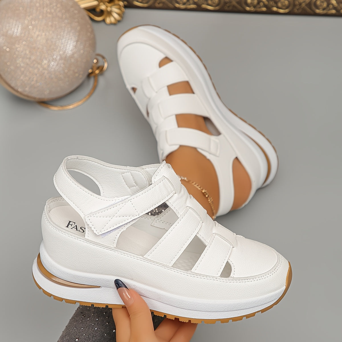 OrthoVita™ – Sportliche Damen Plateau Sandalen mit rutschfester Komfortsohle