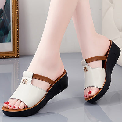 SoleVita™ – Elegante Damen Sandalen mit Komfort Plateau