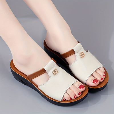 SoleVita™ – Elegante Damen Sandalen mit Komfort Plateau